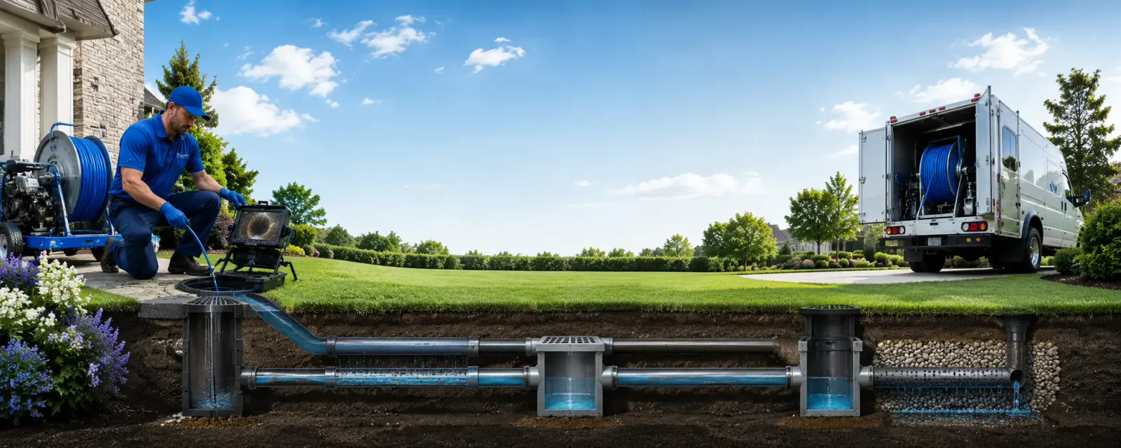 Outdoor drain cleaning information for Banks, AL